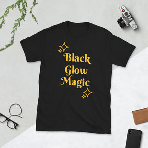 Black Glow Magic Unisex T-Shirt